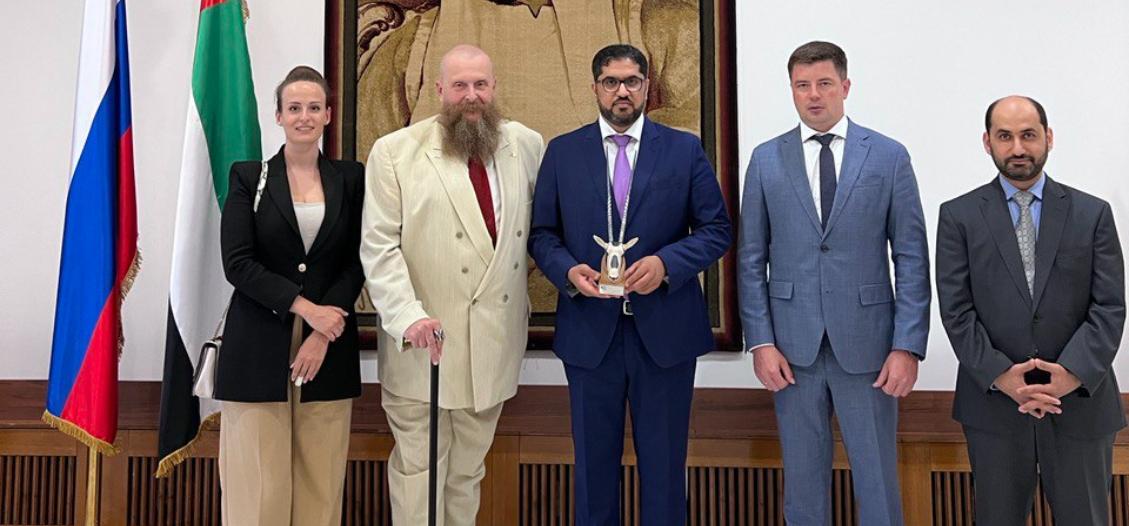 Роман Петрухин провел переговоры с Чрезвычайным и Полномочным Послом ОАЭ в России