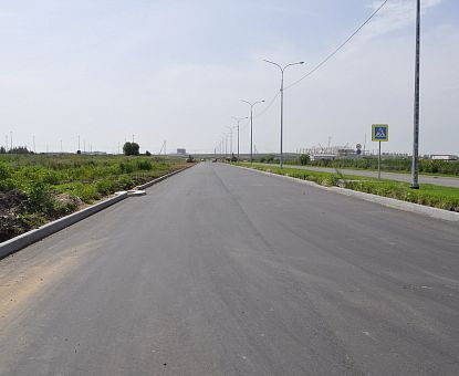 На Елецком участке ОЭЗ «Липецк» строят новые дороги и большую автостоянку